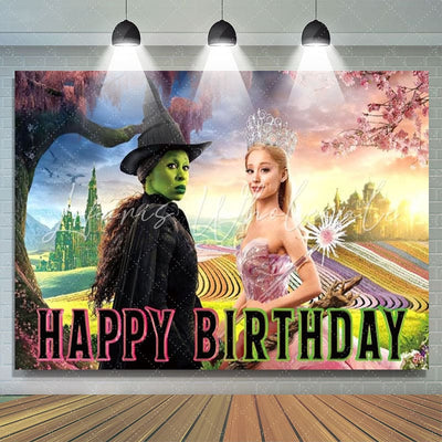 Backdrop Wicked Green Castle Princess