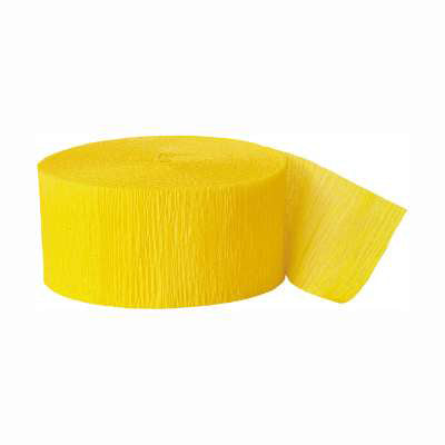 Streamer Paper Hot Yellow