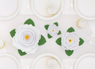 Kit de Flores de Papel “Garden Party” – DIY (x3u)