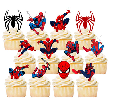 Cupcake Topper Spiderman (x12u)