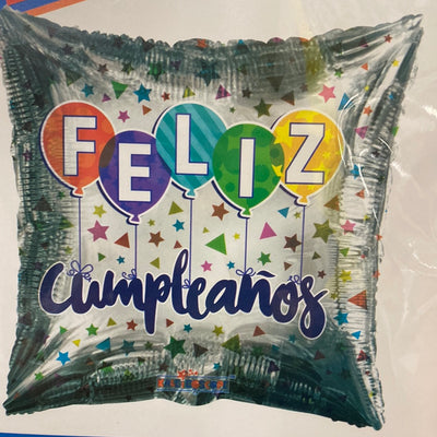 18" BV Feliz Cumpleaños Balloons