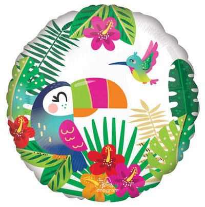 Tropical Paradise Foil Balloon 18"