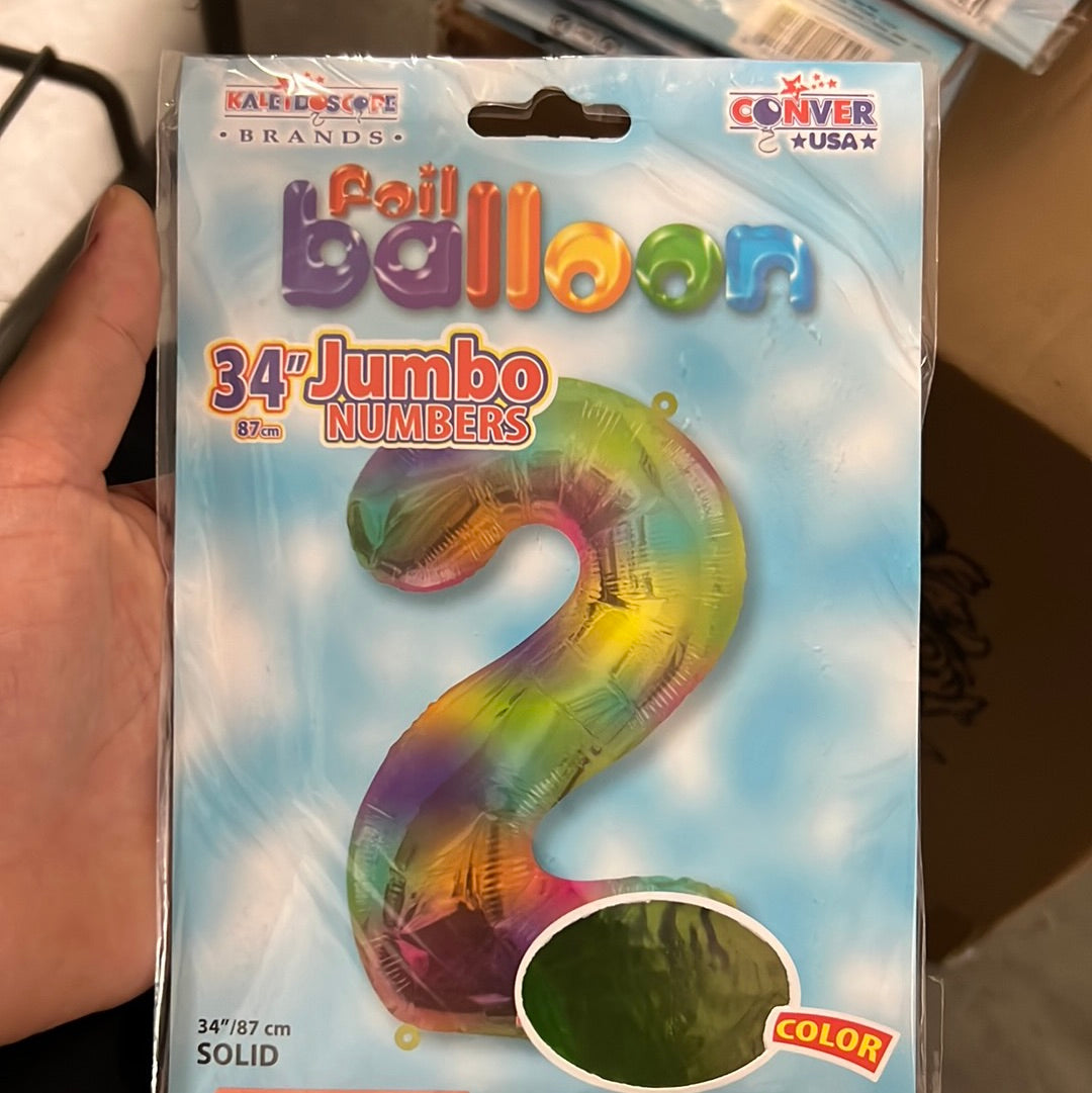 Globo Jumbo “#2” Multicolor