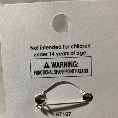 Skull Metal Button Pin