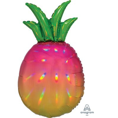 Piña Holographic Supershape Balloon – Fiesta Warehouse