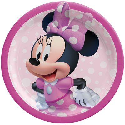 Plates 9" Round MINNIE MOUSE FOREVER