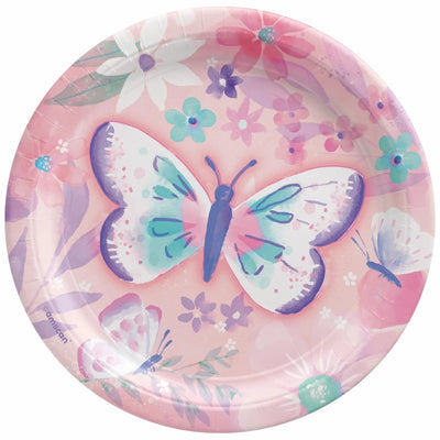 PLATE 7" Round FLUTTER