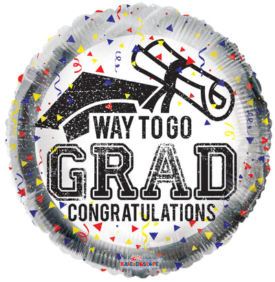 18" BV Way To Go Grand Confetti