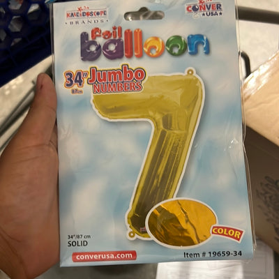 Globo Jumbo “#7” GoldShape