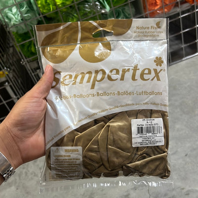 Globo Reflex Dorado 12”