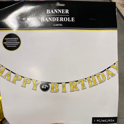 Better with Age Birthday Add-An-Age Letter Banner