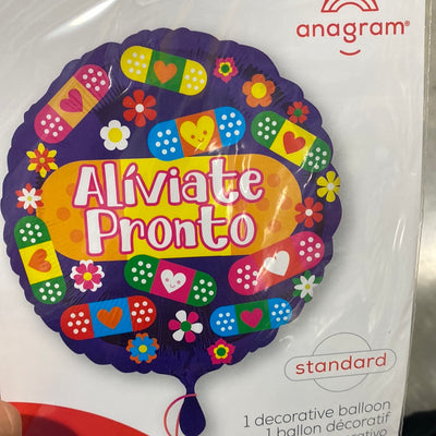 18" Alíviate Pronto Globo Helio