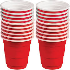 RED Shot Glasses 20ct