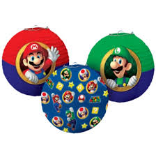 Super Mario Paper Lanters (x3u)