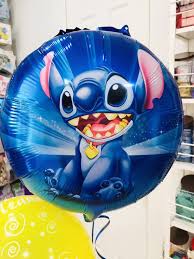Globo Redondo Foil Stitch x Unidad