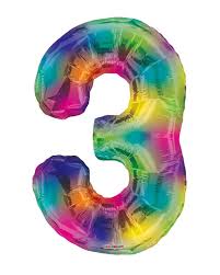 Globo Jumbo 3 Rainbow