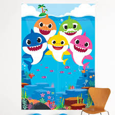 Baby Shark Scene Setter (x4u de 27.8x40.1in)
