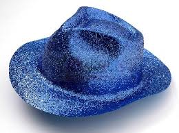 Sombrero Metálico con Brillo (x1u)