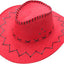 Sombrero Cowboy Terciopelo 25cm (x1u)