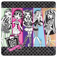 MONSTER HIGH PLATES 10" (x8u)
