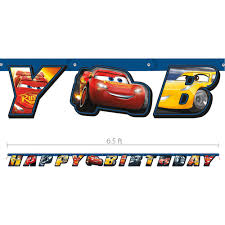Cars Large Jointed Banner