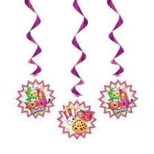 Shopkins Hanging Decoration (x3u)