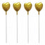 Vela de Corazon (x4 Unidades)
