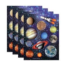 Space Stickers (4 sheets)