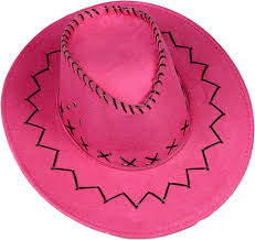 Sombrero Cowboy Terciopelo 25cm (x1u)