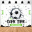 Its Game Time Soccer Sports Style Birthday Backdrop (x1u)