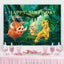 Jungle Safari Lion King Happy Birthday Backdrop (x1u)