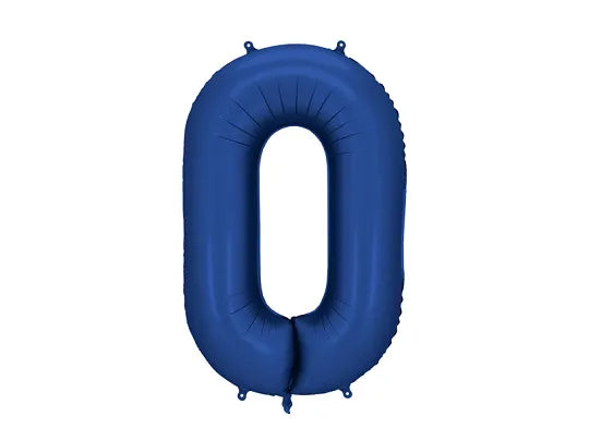 DECO NUMBER “0” NAVY BLUE 34IN BY DECOCHAMP