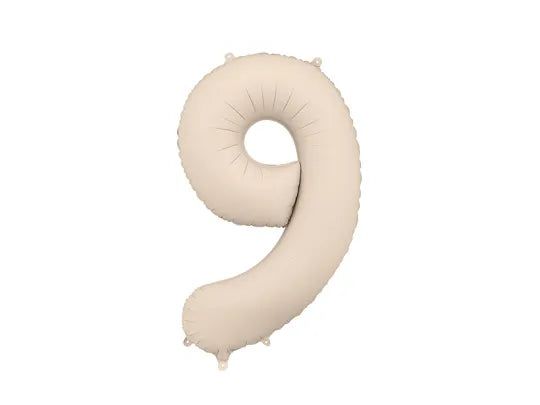 Foil Balloon Number 9 Gold 86cm Gemar