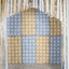 FOIL BALLOON CURTAIN DOUBLE SIDED BEIGE-BLUE (55X110CM)