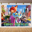 Zootopia Animal City Happy Birthday Backdrop (x1u)