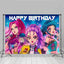 Kpop Demon Hunters Anime Girls Birthday Backdrop (x1u)