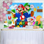 Super Mario Game Bros Happy Birthday Backdrop (x1u)