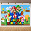 Super Mario Game Bros Happy Birthday Backdrop (x1u)
