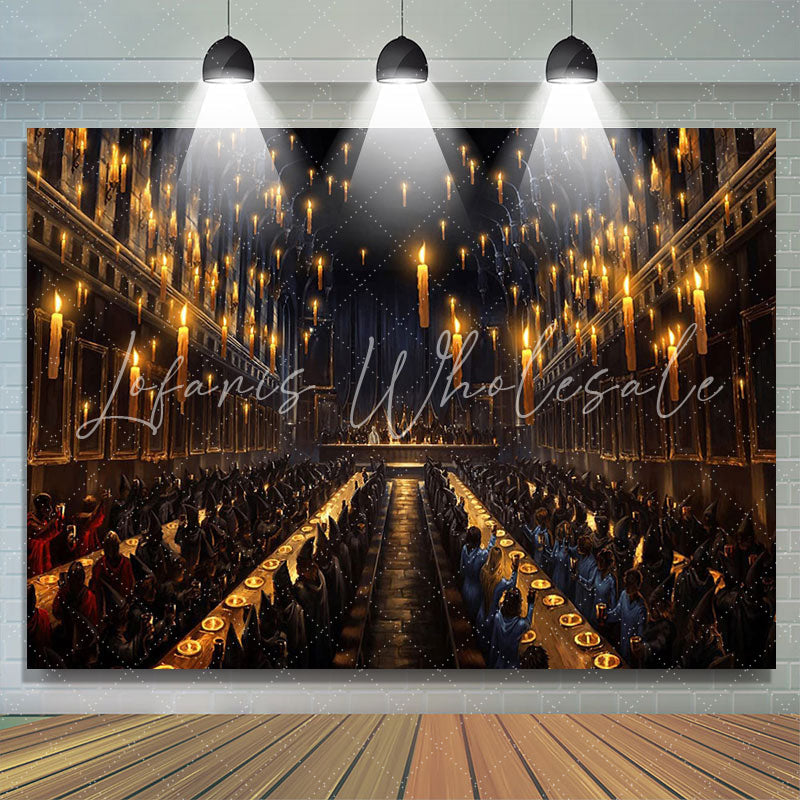 Magic Dinner Howgarts Harry Potter Backdrop (x1u)
