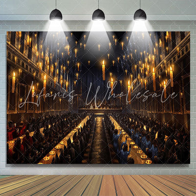 Magic Dinner Howgarts Harry Potter Backdrop (x1u)