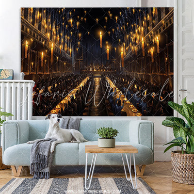 Magic Dinner Howgarts Harry Potter Backdrop (x1u)