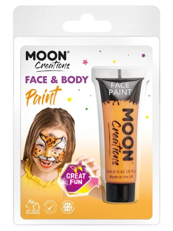Pro Orange Face & Body Paint, 12ml