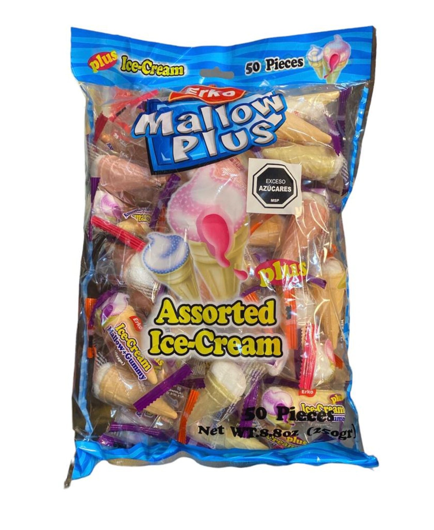 Mallow plus Asst Ice-cream 50 Pieces