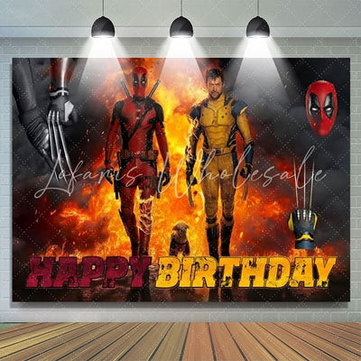 Backdrop Marvel Wolverine and Deadpool