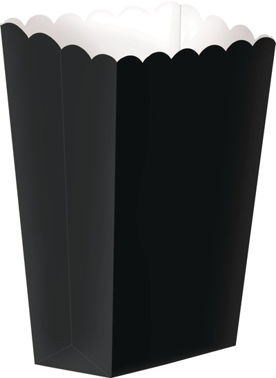 Popcorn Paper Box Black 5pcs