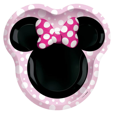 Plates 10.5" Shaped MINNIE MOUSE (8u)