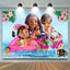 Moana Summer Happy Birthday Party Backdrop (x1u)
