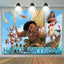 Moana Happy Birthday Backdrop (x1u)