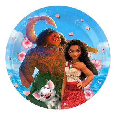 Moana Platos Redondos 7" (x10u)
