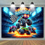 Monster Truck Race Birthday Backdrop (x1u)